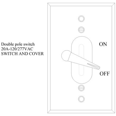 Mulberry Electrical Box Cover, 1 Gang, Rectangular, Aluminum, Toggle Switch 30486